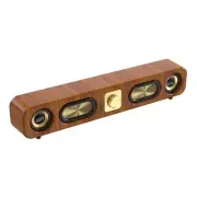 Wooden Bluetooth Speakers Portable Sound Bar HiFi Stereo Card Home Computer8387