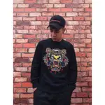 【NEW START精品服飾-員林】KENZO 龍系列大虎頭 成人版毛巾布長袖大學T 圓領長袖上衣