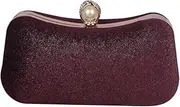 [STBTOO] Glitter Clutch Sparkly Sequins Handbag Shoulder Bridal Wedding Purse Elegant Crossbody Velvet Evening for Women