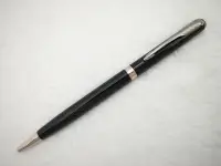 在飛比找Yahoo!奇摩拍賣優惠-A869 派克 法國製 商籟黑漆 高級原子筆(8成新)(旋轉