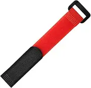 15pcs Color Nylon Reverse Buckle Magic Hook Loop Fastener Cable Ties Strap Sticky Line Finishing 2cm Width (Color : Red, Size : 20x250mm 15pcs)