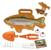 Outdoors Wild Bite Fishing Tackle Box Kit Trout