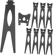 KONTONTY 10Pcs Tabletop Photo Frame Holders Durable Back Stands for Easel Display Simple Design for Photos Art and Decorative Use Replacement for Old Frame Stands