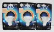 Set of 3 GE 26346 Dimmable LED GU10 Bulb 5.5w/50w Replacement Indoor Floodlight