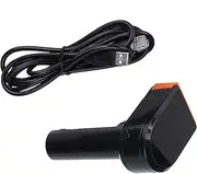 XUMIUZIY Handheld Barcode Scanner, Wired Black QR Reader with Connection Cable, 2D Code Scanner for POS PC Supermarket Bookstore Retail Mall