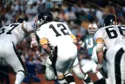 Terry Bradshaw PITTSBURGH STEELERS 1971 NFL Football Original 35mm Photo Slide