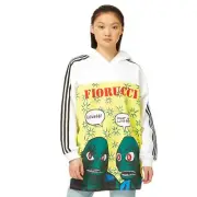 Adidas Fiorucci Graphic Sweater Pop Art Alien Oversize Originals Sweatshirt