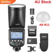Godox V1Pro-S TTL HSS Round Head Flash Speedlite For Sony + AK-R11 Diffuser Dome