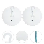 2 Sets Suction Cup Hook Baby Bed Net Hanging Ceiling Hooks for Canopy