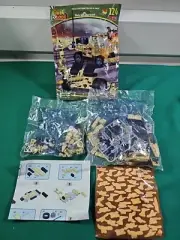 Best Lock Military Building Blocks 124 Pieces With 2 Figures