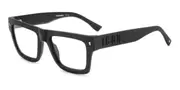 Dsquared2 ICON 0023 003 Men's Glasses Black Size 53 - Private Health Rebate - Blue Light Block Available