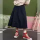 CONVERSE YOTD SKIRT NAVY 長裙 女 10026813-A02