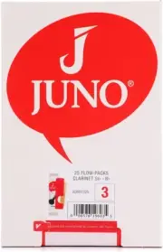 Vandoren JUNO JCR01325 Bb Clarinet Reeds - 3.0 (25-pack) (5-pack) Bundle