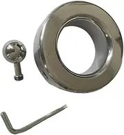 DTRNYCZ SM metal cock ring stainless steel ball stretcher with ball CBT testicle weight pendant testicle stretcher testicle ring cock rings sex toy for men(L66*N42*H25)