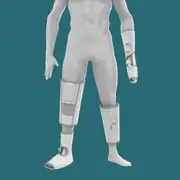 Homedics Modular Knee Compression Wrap + Controller Light Grey