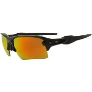 Oakley OO 9188-F659 Polarized Flak 2.0 XL Black Prizm Ruby Sports Men Sunglasses