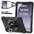 Rugged Case for Samsung Galaxy Tab A9+/ A9 Plus Tablet 11”(SM-X210/SM-215/SM