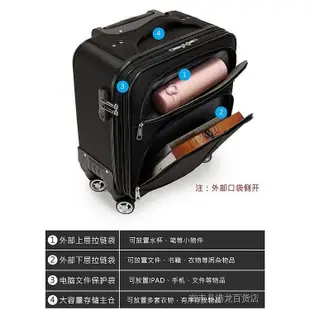 商務拉桿箱牛津布行李箱18吋登機箱旅行箱16吋 小型皮革手提箱女 拆卸輪箱 防水-來可家居