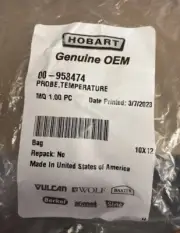 New Vulcan Hart Probe,Temperature 00-958474 - Free Shipping + Geniune OEM