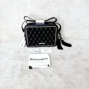 NEW BRAHMIN BLACK VALKYRIE SHEA CROSSBODY