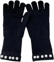 [JINZIJINYU] Knitted Touch Screen Gloves Pearl Touch Screen Gloves Winter Elastic Wool Cycling Ski Gloves
