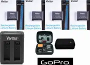 Battery for GoPro HD Hero4 BLACK X4 AHDBT 401+ DUAL USB CHARGER + HARD CASE