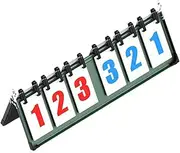 Oshhni Sports Scoreboard Tabletop Score Board Competition Multifunction Tabletop Score Flip Flip Scoreboard for Baseball Tennis