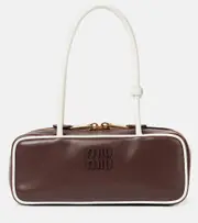 [Miu Miu] Miu Miu Beau leather shoulder bag One Size brown