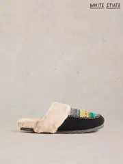 White Stuff Grey Myrtle Mule Slippers (AP7702) | $92