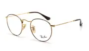 Ray-Ban Reading Glasses RB 3447-V 2945 47-21 Gold &Tortoise Round Frames Readers