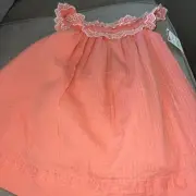 Girl size 12 months coral sleeveless sundress Cynthia Rowley