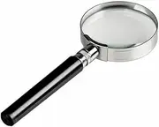 BIUDECO Handheld Magnifying Glass Portable Metal Magnifier for Seniors for Reading Inspection and Low Durable Design for Use