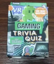 Paladone Gaming Trivia Quiz 50 Cards with 100 Trivia Questions New