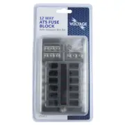 Voltage 12 Way ATS Fuse Block With Negative Bus Bar - VTFB12