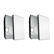 LSP 2PACK Soft Box Lighting Reflector Softbox 16" x 24" Photography Photo Studio