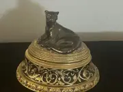 Limited Edition Edgar Berebi Black Panther Rhinestone Trinket Box