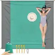 ISOPHO Beach Blanket Picnic Blankets Waterproof Sandproof for 4-7 Adults