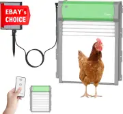 Automatic Solar Chicken Coop Door Opener w/ Timer Light Sensor Remote