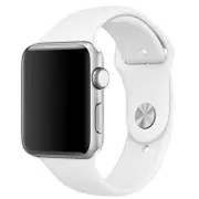 NewBee WAT-NB-42WHG2 Sports Silicone Bracelet Strap Band For Apple Watch IWatch 42/44mm White