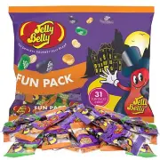 31 Pack Halloween Jelly Beans Variety Green Apple Grape Orange Blackberry