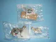 SCHLEICH WOLF HOWLING #14626 + WOLF #14605 & WOLF PUPPY #14606 FIGURE LOT *NEW*