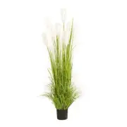 120cm Green Artificial Indoor Potted Reed Grass Tree Fake Plant Simulation Decor
