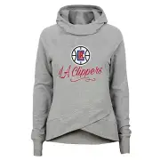 Outerstuff NBA Youth Girls Los Angeles Clippers The Bridge Funnel Neck Hoodie