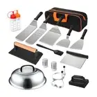 18 Pieces Griddle Accessories Flat Top Grilling Accessories Pot Lid Cooking