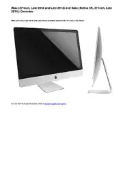 Apple iMac 27-inch Late 2012-2013 and Retina 5K Late 2014 Guide Service Manual