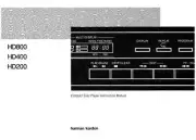 Harman Kardon HD-400 CD Player Owners Manual