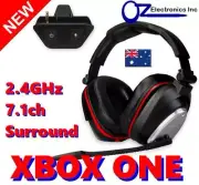 2.4GHz True Wireless Gaming Headset for Xbox One 7.1 Virtual Surround NEW