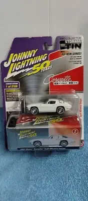 JONNY LIGHTING 50yrs. '63 Chevy Corvette Split Window Coupe W/Storage Tin 1/2168
