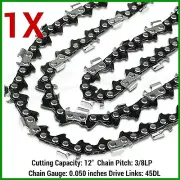 1X CHAINSAW CHAINS SEMI CHISEL 3/8LP 050 45DL FOR OZITO 12 BAR 25.4CC