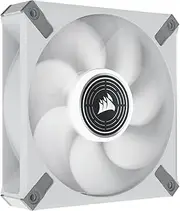 CORSAIR ML120 LED Elite, 120mm PWM LED White Fan (Corsair AirGuide Technology, Magnetic Levitation Bearing, Up to 2,000 RPM, Eight Vibrant LEDs, Low Noise, High Airflow) Single Pack - White